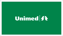 Logotipo do convênio Unimed.